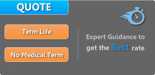 Online quote for term life and no medical exam life